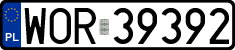 License plates of Poland, Regular car plates