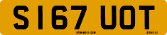 License plate of the United Kingdom, 1983 year system