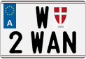License plate of Austria, Regular plates