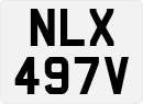 License plate of the United Kingdom, 1963 year system