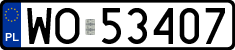 License plates of Poland, Regular car plates
