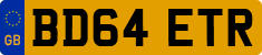 License plate of the United Kingdom, 2001 year system