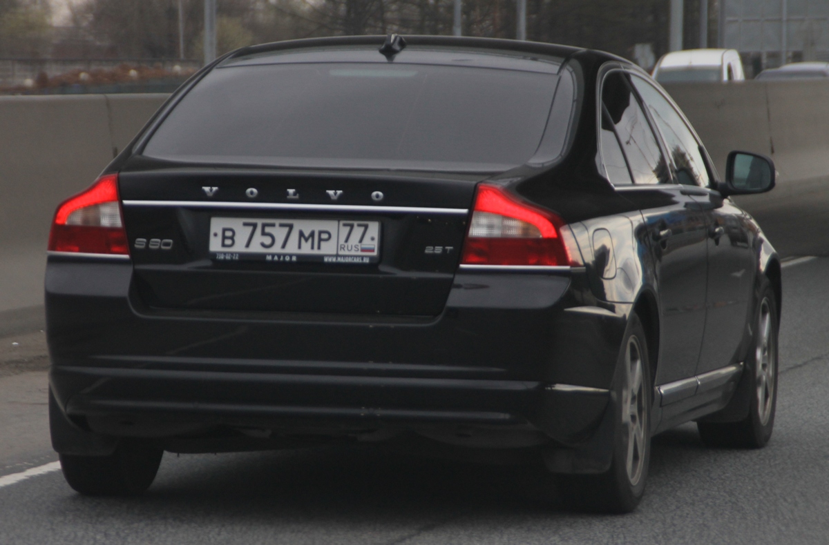 в 757 мр 77, Volvo S80 2nd gen to be resorted