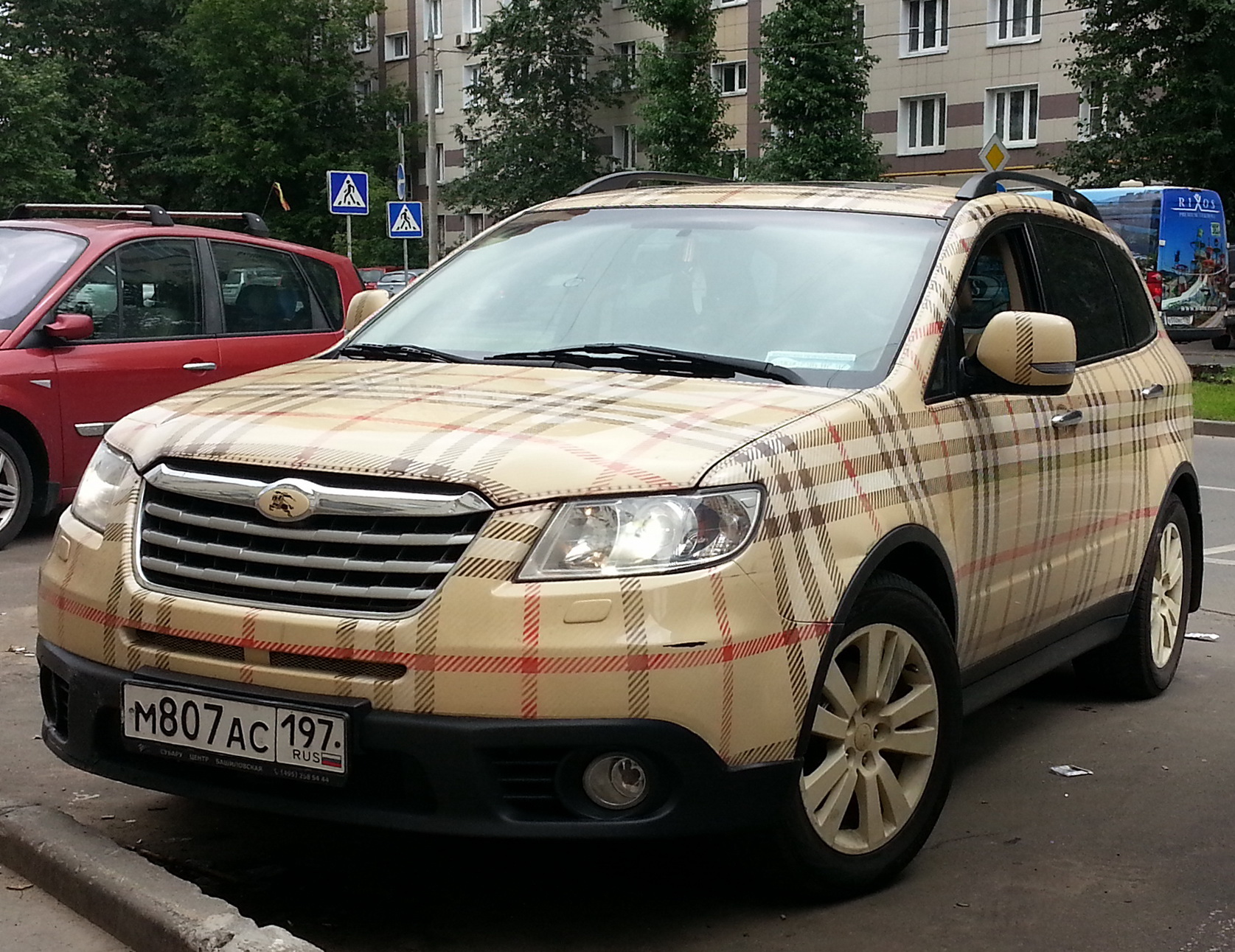 м 807 ас 197, Subaru Tribeca 1st gen (WX), facelift, 2007–2014