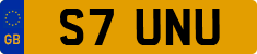 License plate of the United Kingdom, 1983 year system