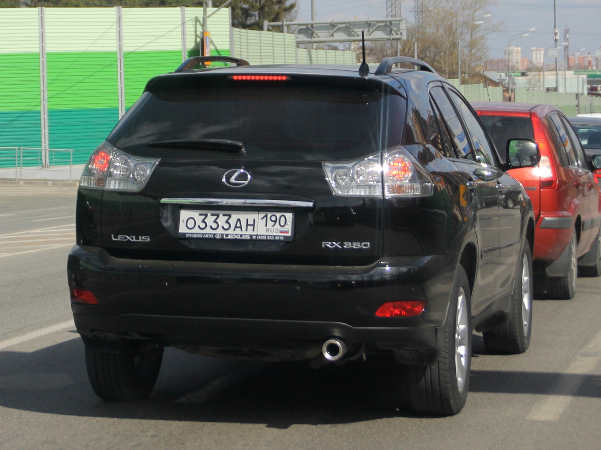 о 333 ан 190, Lexus RX 2nd gen (XU30), 2003–2008
