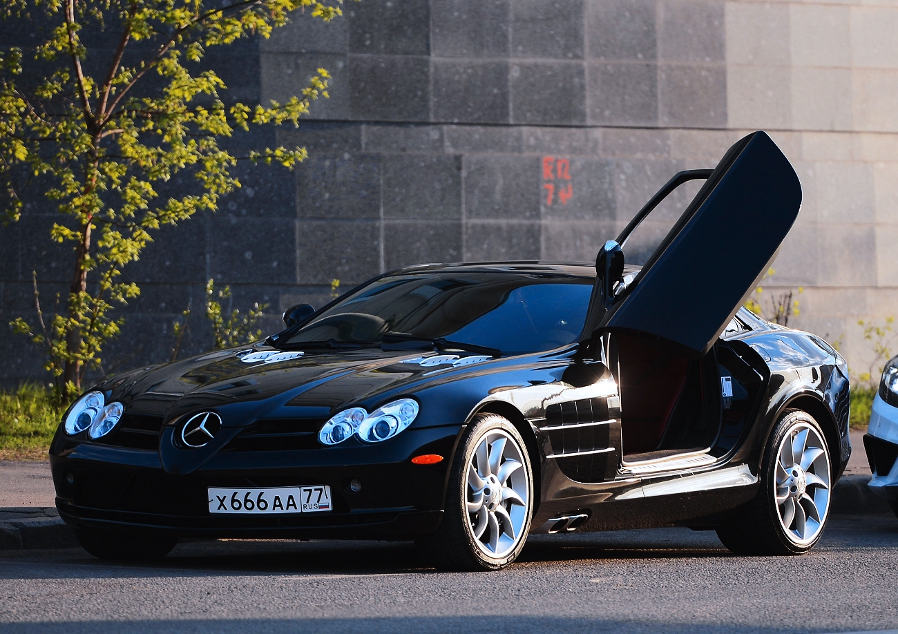 х 666 аа 77, Mercedes-Benz SLR McLaren 1st gen Coupé (C199), 2003–2008