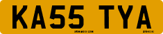 License plate of the United Kingdom, 2001 year system
