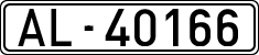 License plates of Spain, 1900 year series