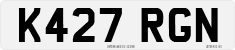 License plate of the United Kingdom, 1983 year system