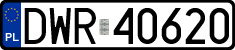 License plates of Poland, Regular car plates