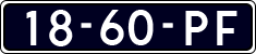 License plate of the Netherlands, Cars