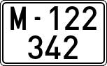 License plates of Spain, 1900 year series