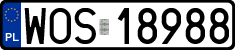 License plates of Poland, Regular car plates