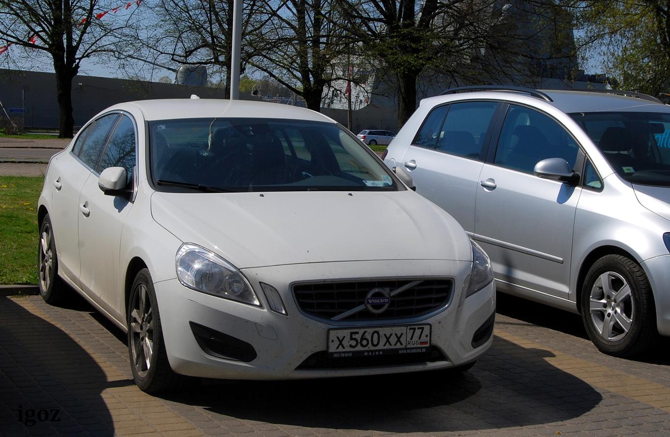 х 560 хх 77, Volvo S60 2nd gen (134), 2011–2018