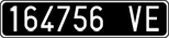 License plate of Italy, Cars (1927 year series)