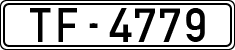 License plates of Spain, 1900 year series
