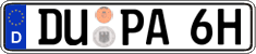 German license plate, Plates for oldtimers (type 