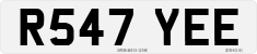 License plate of the United Kingdom, 1983 year system