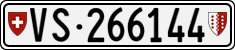 License plate of Switzerland, Cars