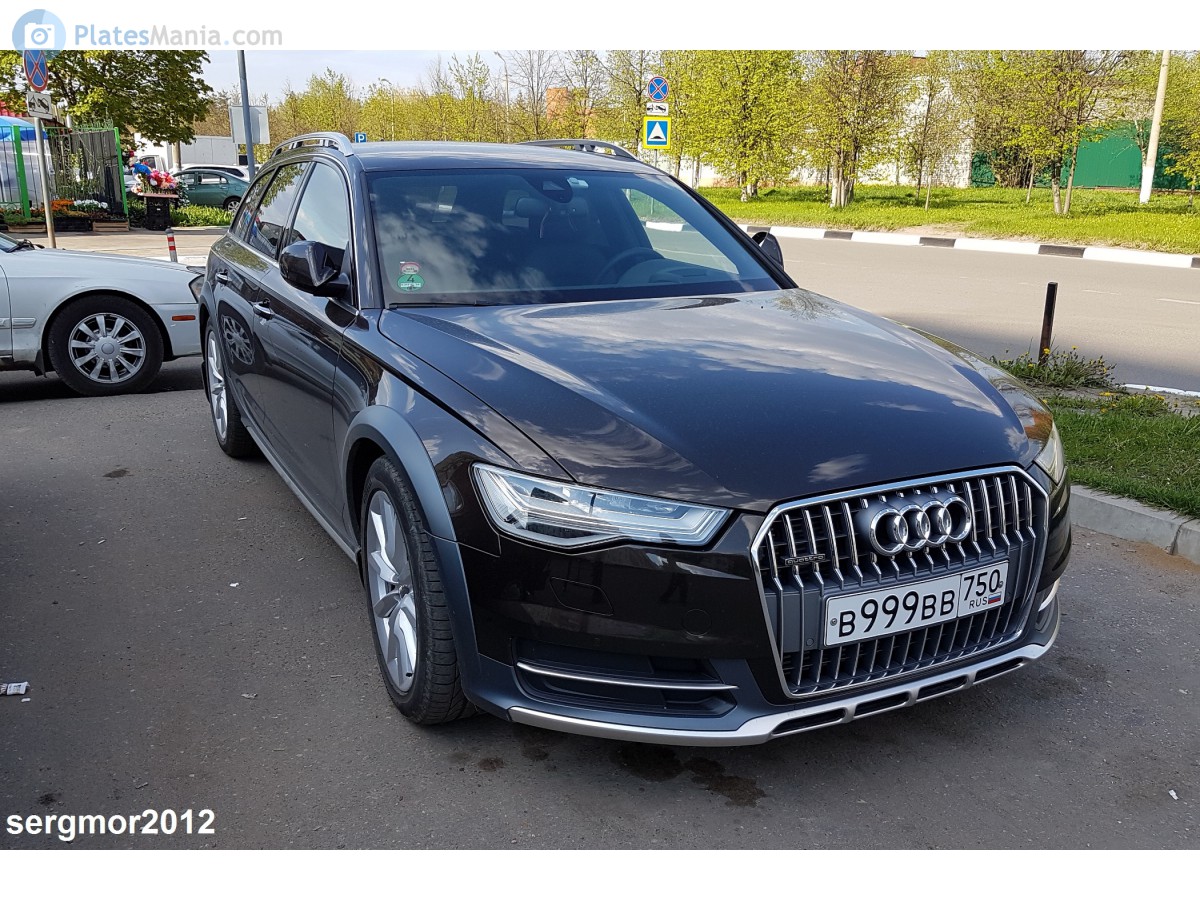 в 999 вв 750, Audi A6 4th gen Allroad (C7/4GH/4GJ), 2012–2018