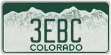 Colorado, Vanity Plates