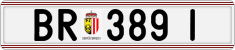License plate of Austria, Regular plates