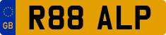 License plate of the United Kingdom, 1983 year system