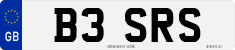 License plate of the United Kingdom, 1983 year system