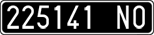 License plate of Italy, Cars (1927 year series)