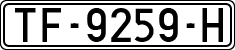 License plates of Spain, 1971 year series