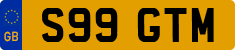 License plate of the United Kingdom, 1983 year system