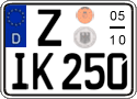 German license plate, Seasonal plates