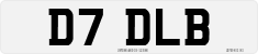 License plate of the United Kingdom, 1983 year system