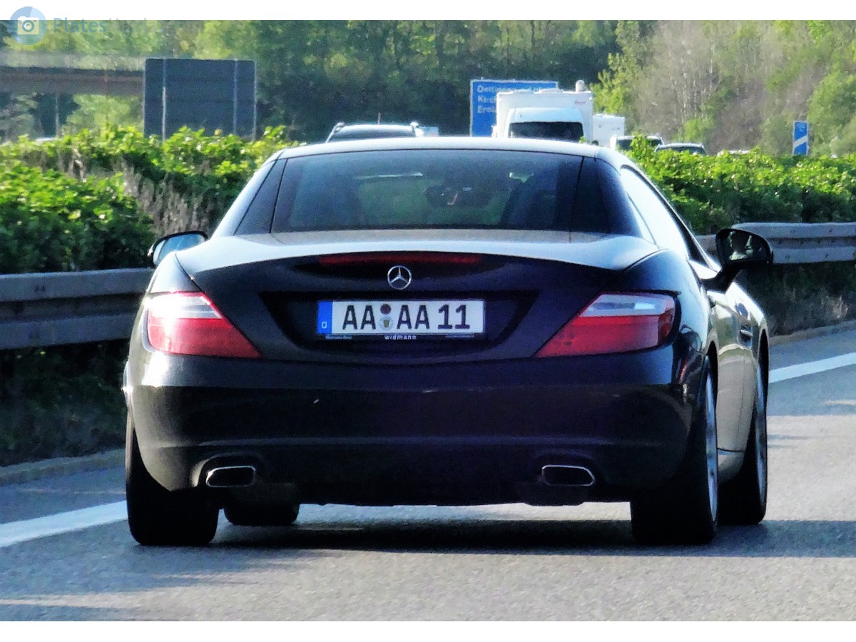 AA AA 11, Mercedes-Benz SLK-Klasse 3rd gen (R172), 2011–2015