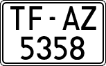 License plates of Spain, 1971 year series