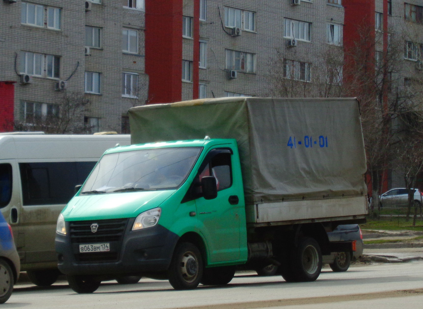 в 063 вм 134, GAZ ГАЗель Next Single Cab Truck (A21, A23, C41), 2013–