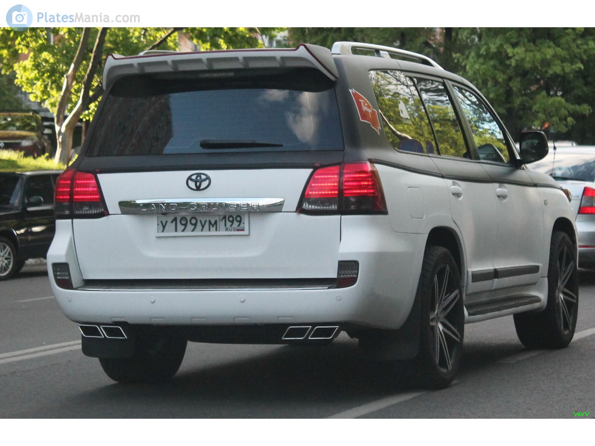 у 199 ум 199, Toyota Land Cruiser 200 (J200), 2007–2011