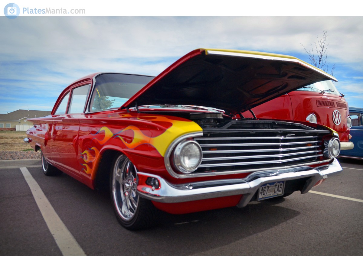 467-CAS, Chevrolet Biscayne 1st gen 1960 2-door Sedan (1111/1211; B-body), 2nd facelift, 1959–1960