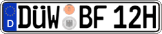 German license plate, Plates for oldtimers (type 