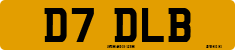 License plate of the United Kingdom, 1983 year system