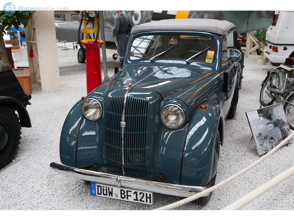 DÜW BF 12 H, Opel Kadett Cabrio, 1938–1940