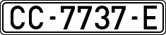 License plates of Spain, 1971 year series
