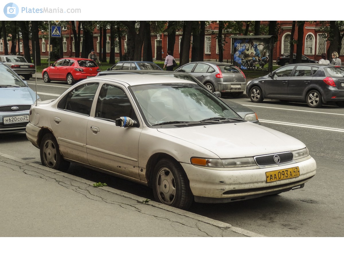 аа 093 а 47, Mercury Mystique 