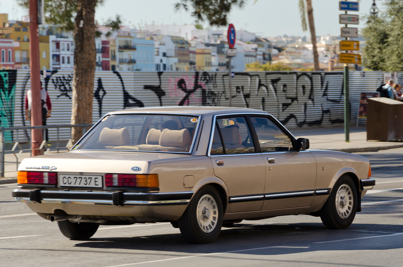 CC 7737 E, Ford Granada 2nd gen 4-door Sedan (GFU; EU-market), 1977–1985