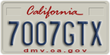 California, Vanity Plates