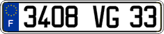 French license plate, FNI