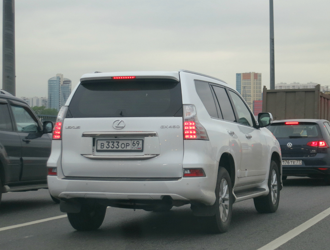 в 333 ор 69, Lexus GX 2nd gen (J150), facelift, 2013–2023