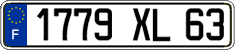 French license plate, FNI