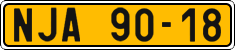 License plate of the Czech Republic, Commercial vehicles (1960)